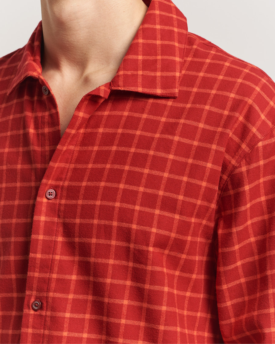 Homme | Peignoirs Et Pyjamas | Calvin Klein | Flannel Pyjama Set Red
