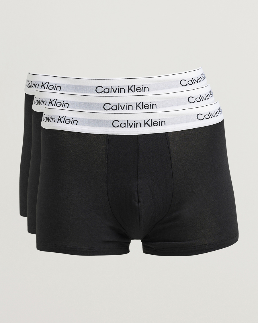 Homme | Sous-Vêtements Et Chaussettes | Calvin Klein | 3-Pack Icon Cotton Stretch Trunk Black