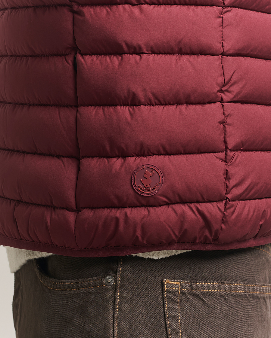 Homme | Gilets | Save The Duck | Rhus Matt Lightweight Vest Wine Red