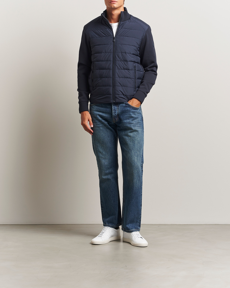 Homme | Manteaux Et Vestes | Save The Duck | Sedum Hybrid Jacket Blue Black