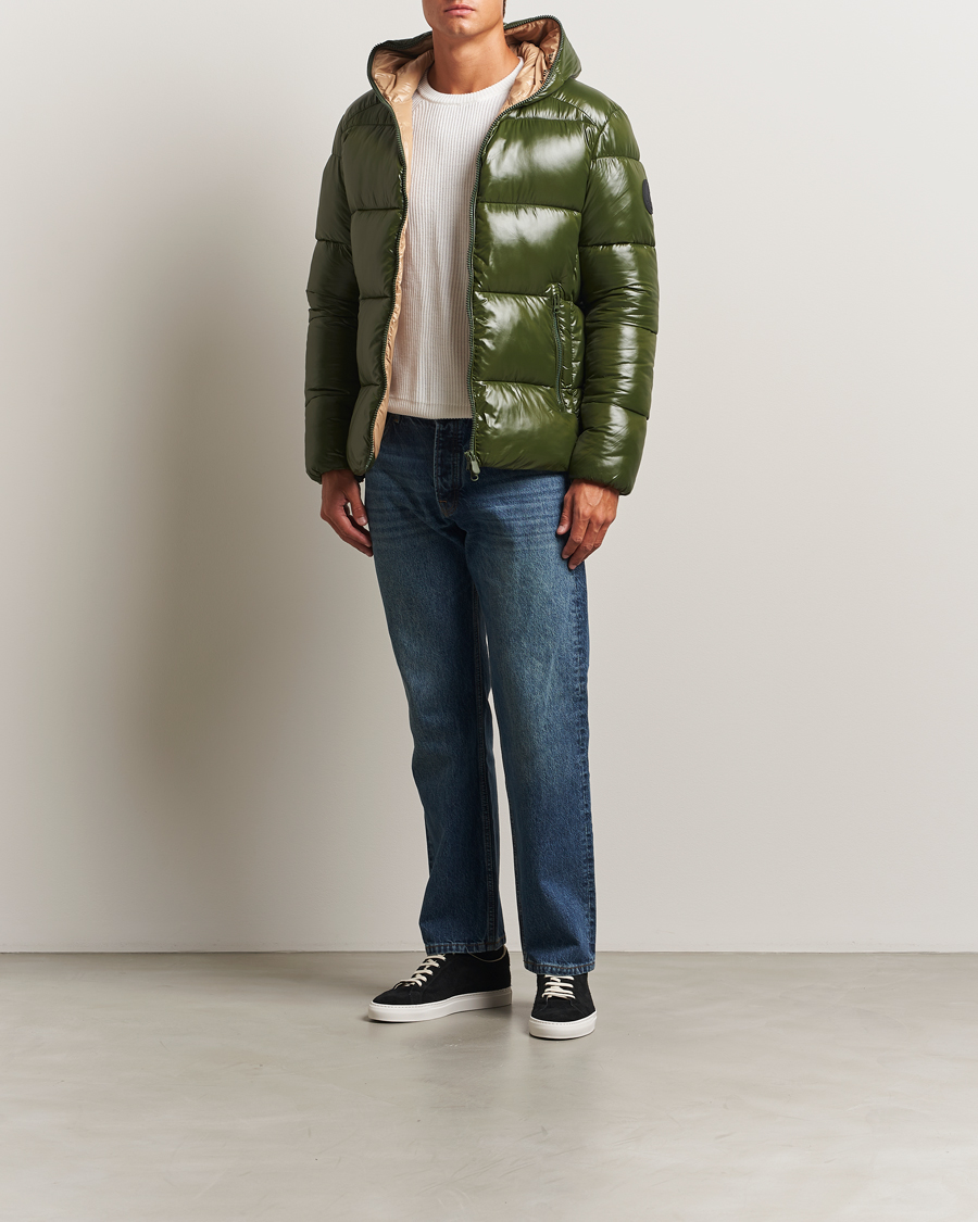 Homme | Manteaux Et Vestes | Save The Duck | Edgard Padded Puffer Pine Green