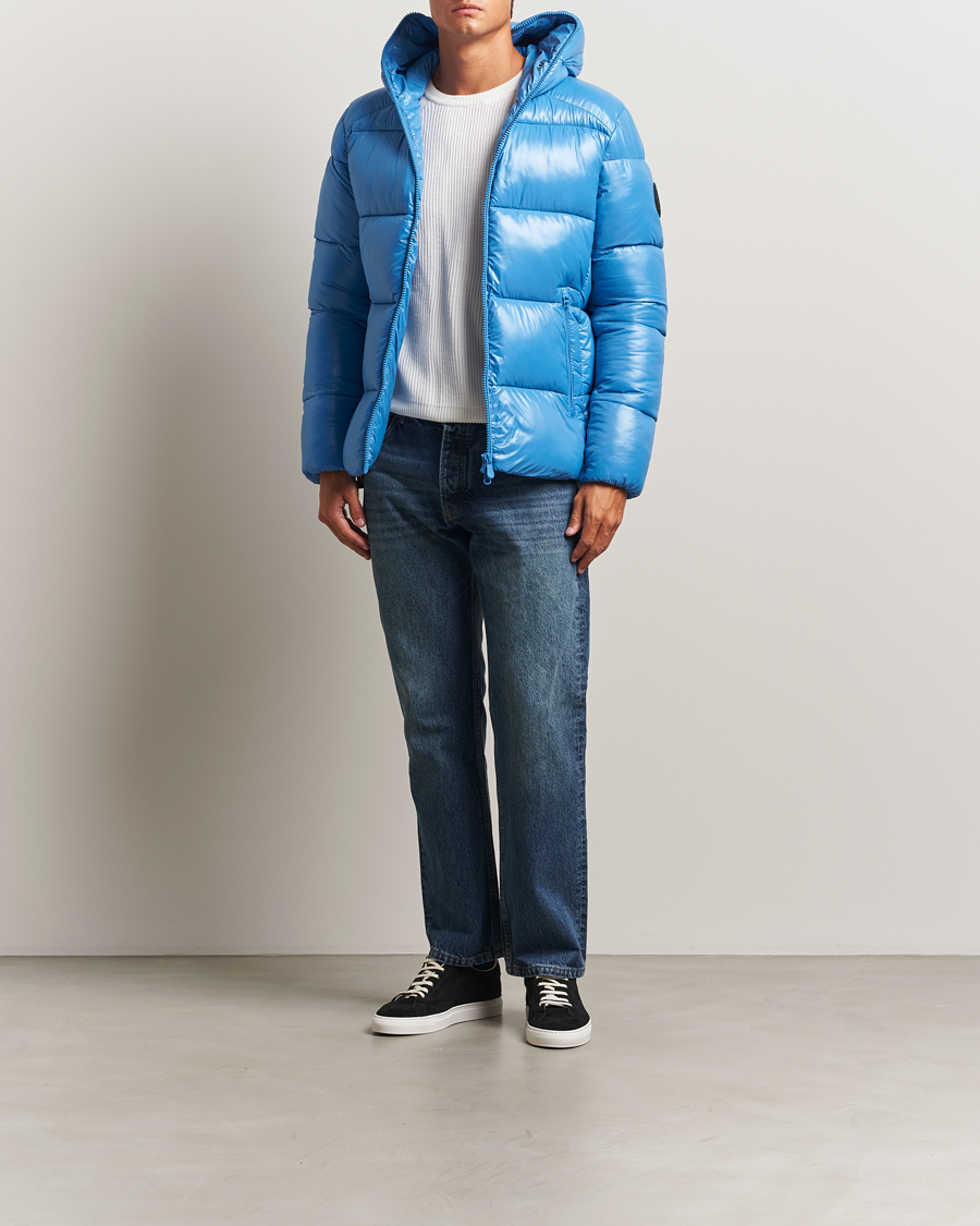 Homme | Manteaux Et Vestes | Save The Duck | Edgard Padded Puffer Iceberg Blue