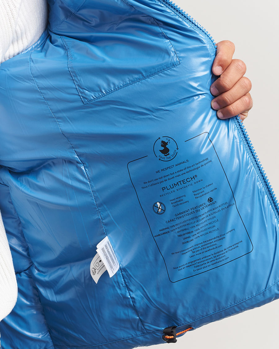 Homme | Manteaux Et Vestes | Save The Duck | Edgard Padded Puffer Iceberg Blue