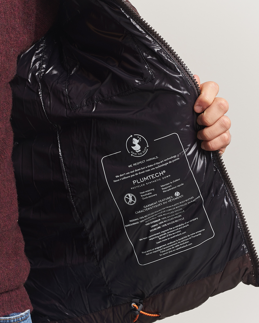 Homme | Manteaux Et Vestes | Save The Duck | Chet Padded Puffer Brown Black