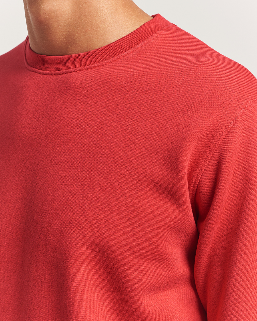 Homme | Pulls Et Tricots | Colorful Standard | Classic Organic Crew Neck Sweat Scarlet Red