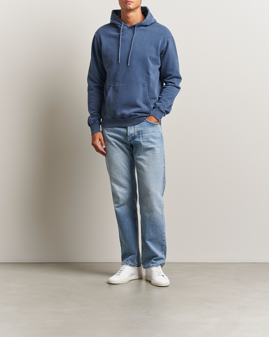 Homme | Pulls Et Tricots | Colorful Standard | Classic Organic Hood Neptune Blue