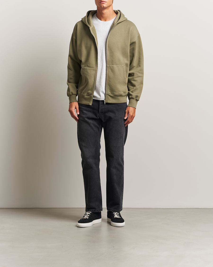 Homme | Pulls Et Tricots | Colorful Standard | Classic Organic Full Zip Hoodie Dusty Olive