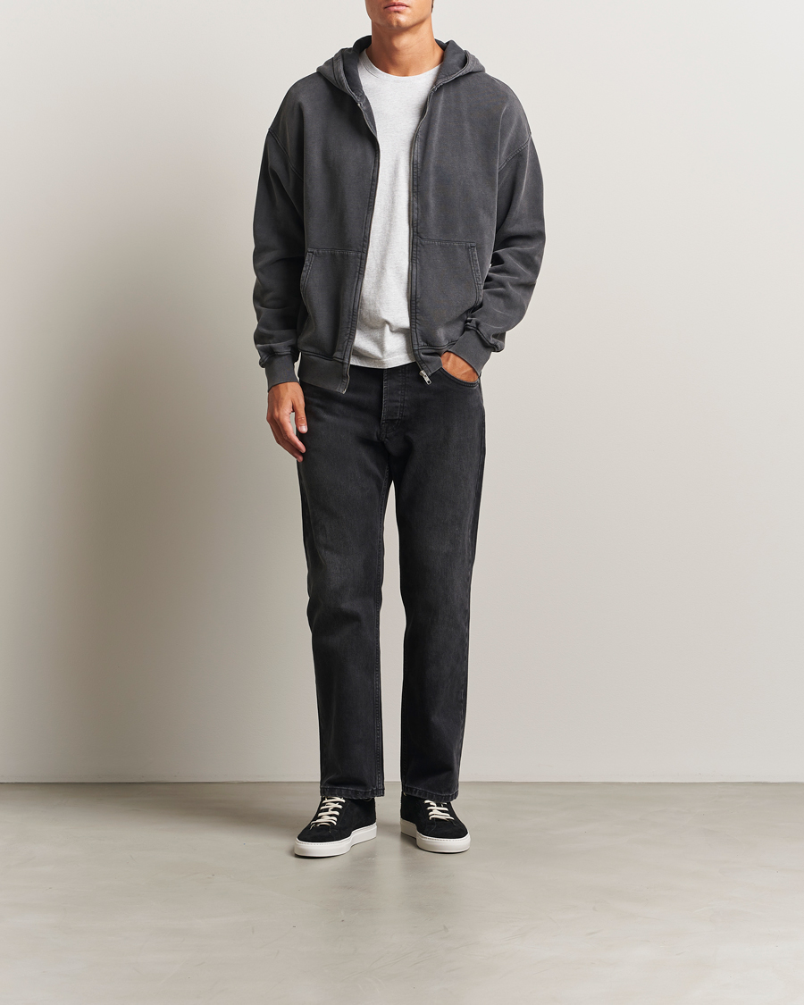 Homme | Pulls Et Tricots | Colorful Standard | Classic Organic Full Zip Hoodie Faded Black