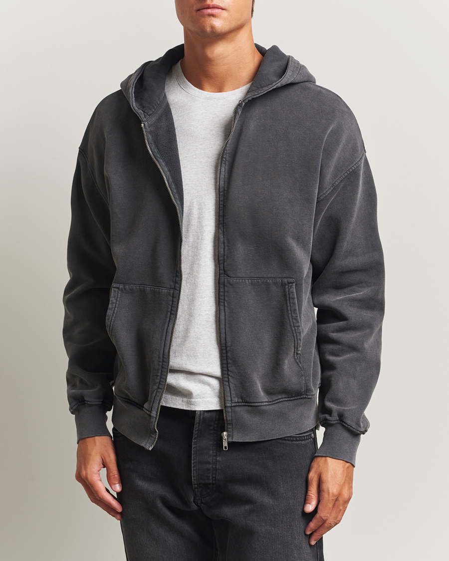 Homme | Pulls Et Tricots | Colorful Standard | Classic Organic Full Zip Hoodie Faded Black