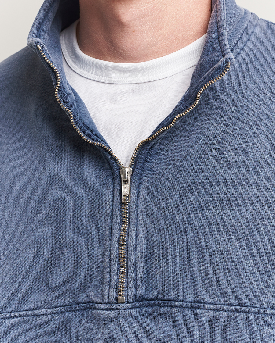 Homme | Pulls Et Tricots | Colorful Standard | Classic Organic Half-Zip Neptune Blue