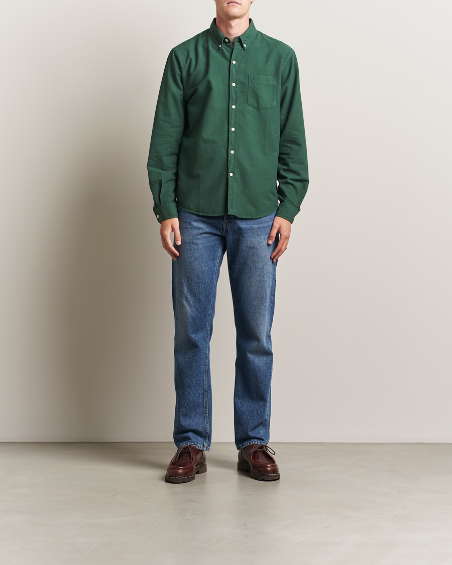 Homme | Chemises | Colorful Standard | Classic Organic Oxford Button Down Shirt Emerald Green