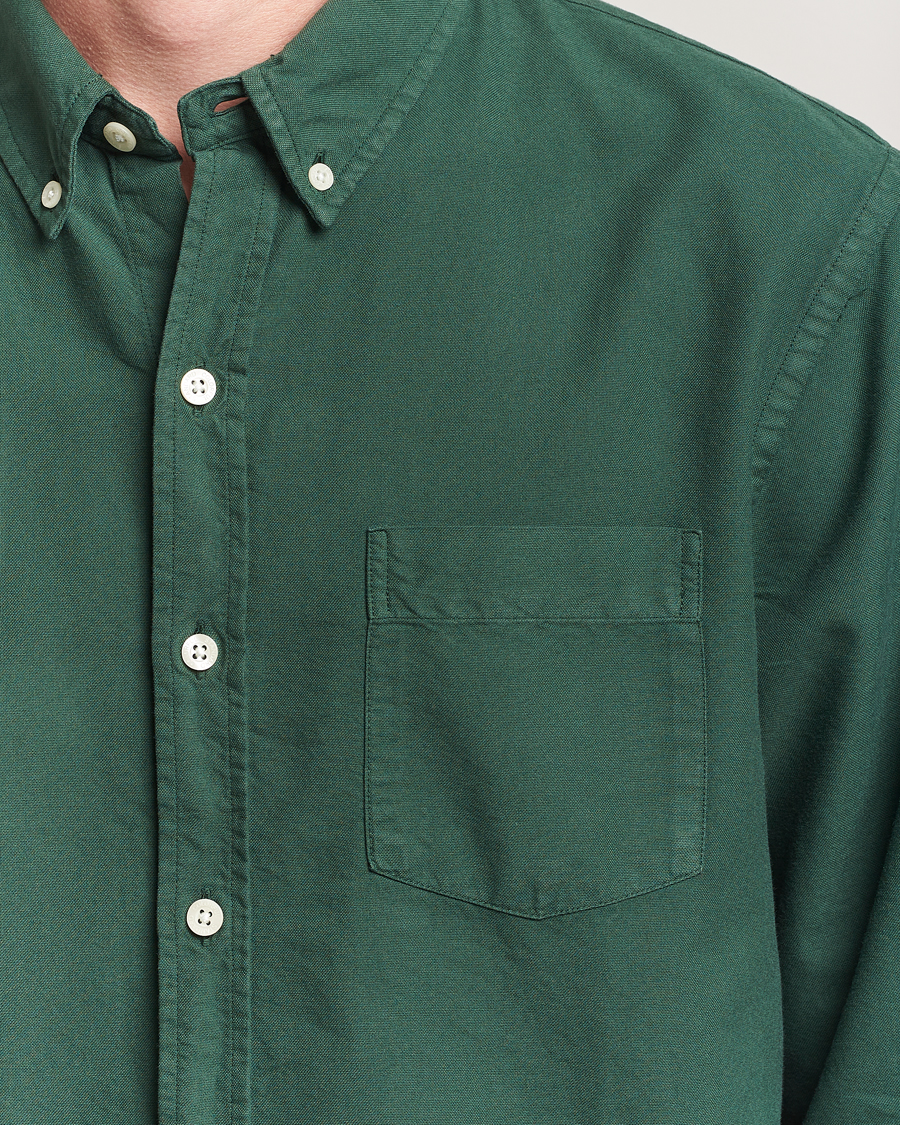 Homme | Chemises | Colorful Standard | Classic Organic Oxford Button Down Shirt Emerald Green
