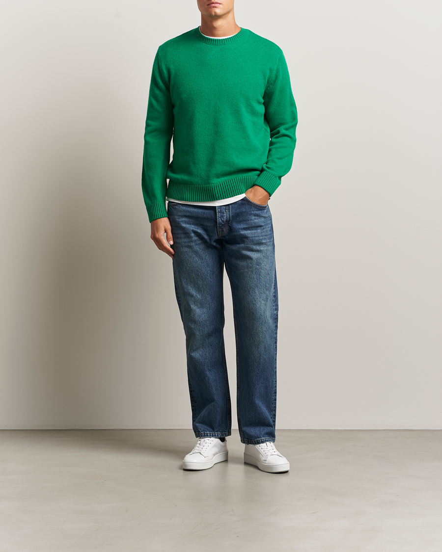 Homme | Pulls Et Tricots | Colorful Standard | Classic Merino Wool Crew Neck Kelly Green