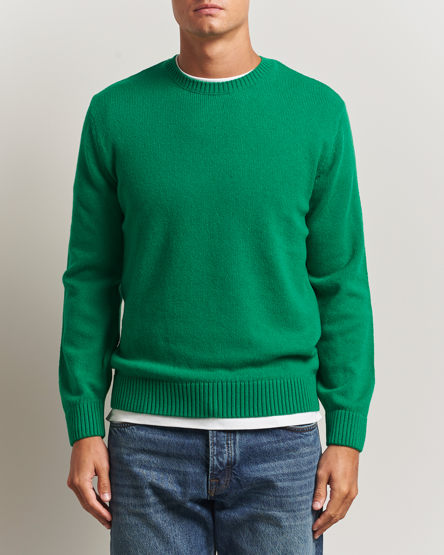 Homme | Pulls Et Tricots | Colorful Standard | Classic Merino Wool Crew Neck Kelly Green
