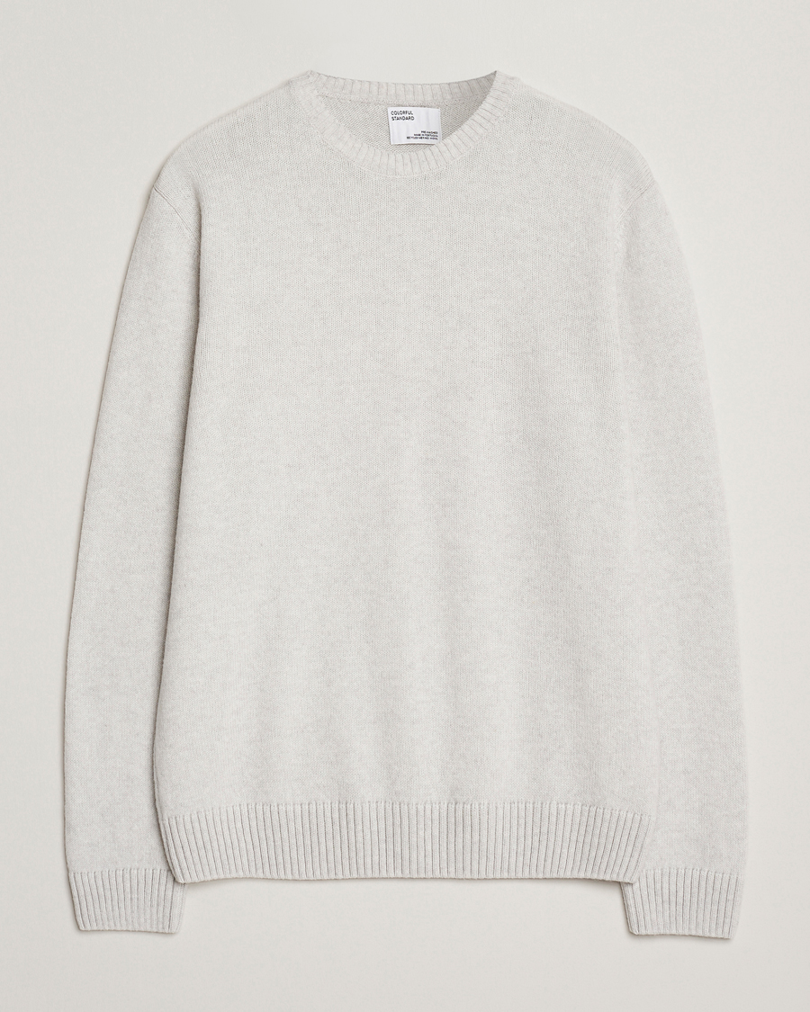 Homme | Pulls Et Tricots | Colorful Standard | Classic Merino Wool Crew Neck Snow Melange