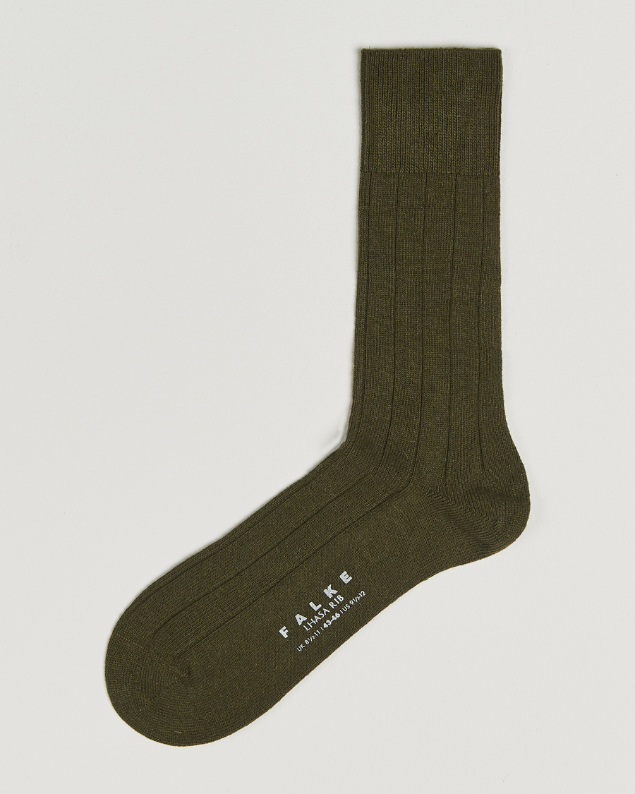 Homme | Sous-Vêtements Et Chaussettes | Falke | Lhasa Cashmere Socks Artichoke Green