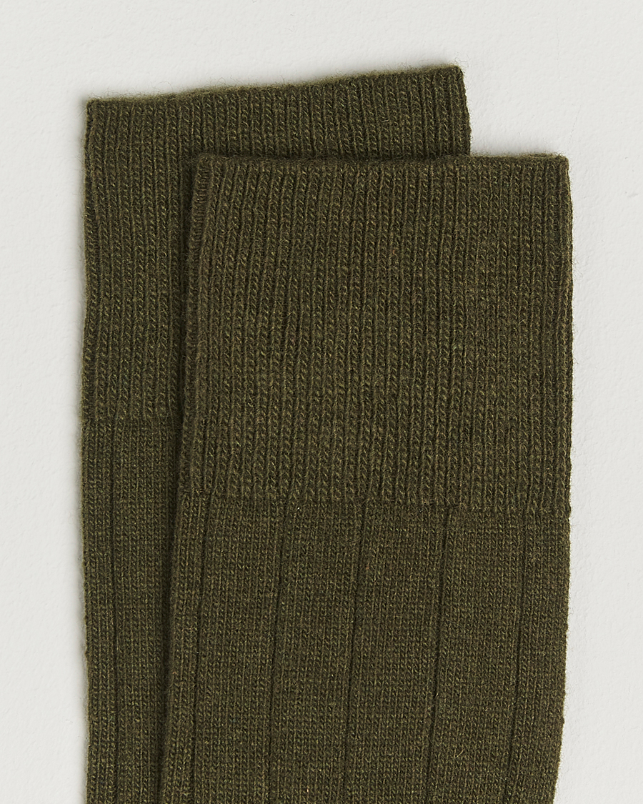 Homme | Sous-Vêtements Et Chaussettes | Falke | Lhasa Cashmere Socks Artichoke Green