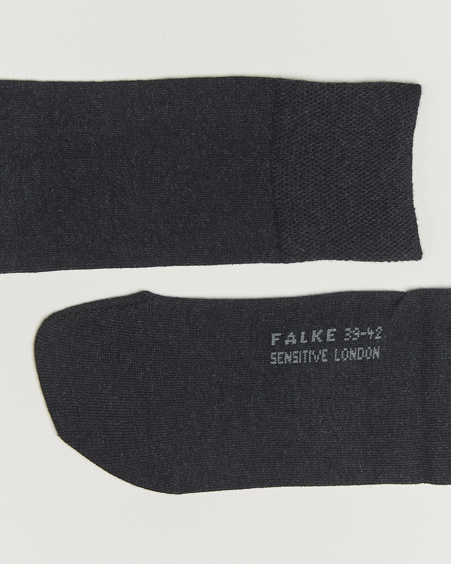 Homme | Sous-Vêtements Et Chaussettes | Falke | Sensitive Socks London Anthracite Melange