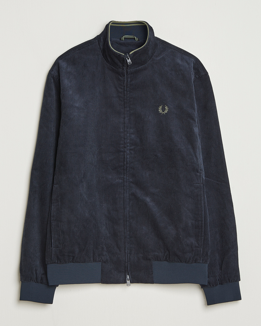Homme | Manteaux Et Vestes | Fred Perry | Brentham Corduroy Jacket Navy