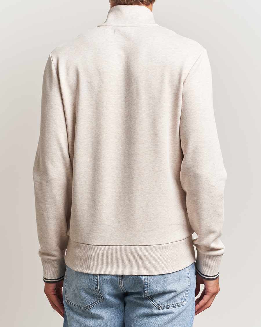 Homme | Pulls Et Tricots | Fred Perry | Half Zip Sweatshirt Porrigde Marl
