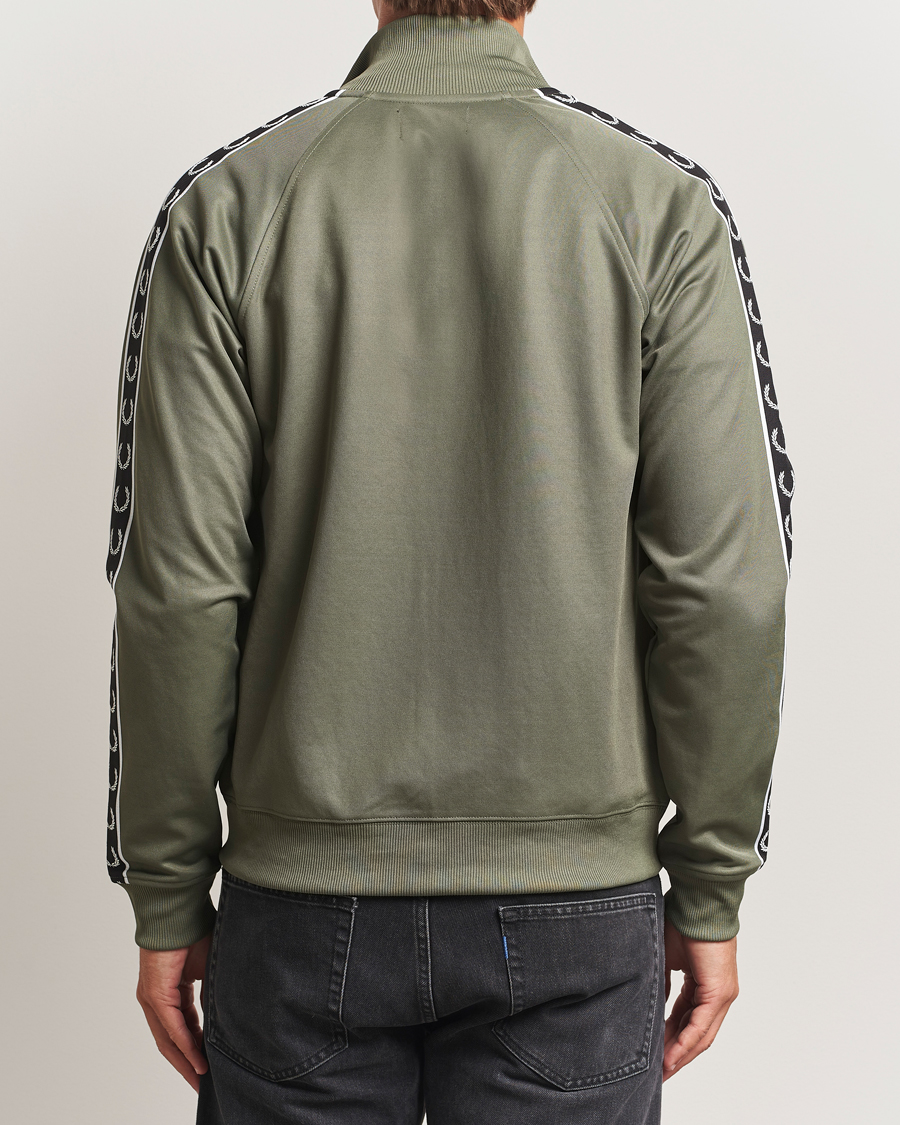 Homme | Pulls Et Tricots | Fred Perry | Taped Track Jacket Laurel Green