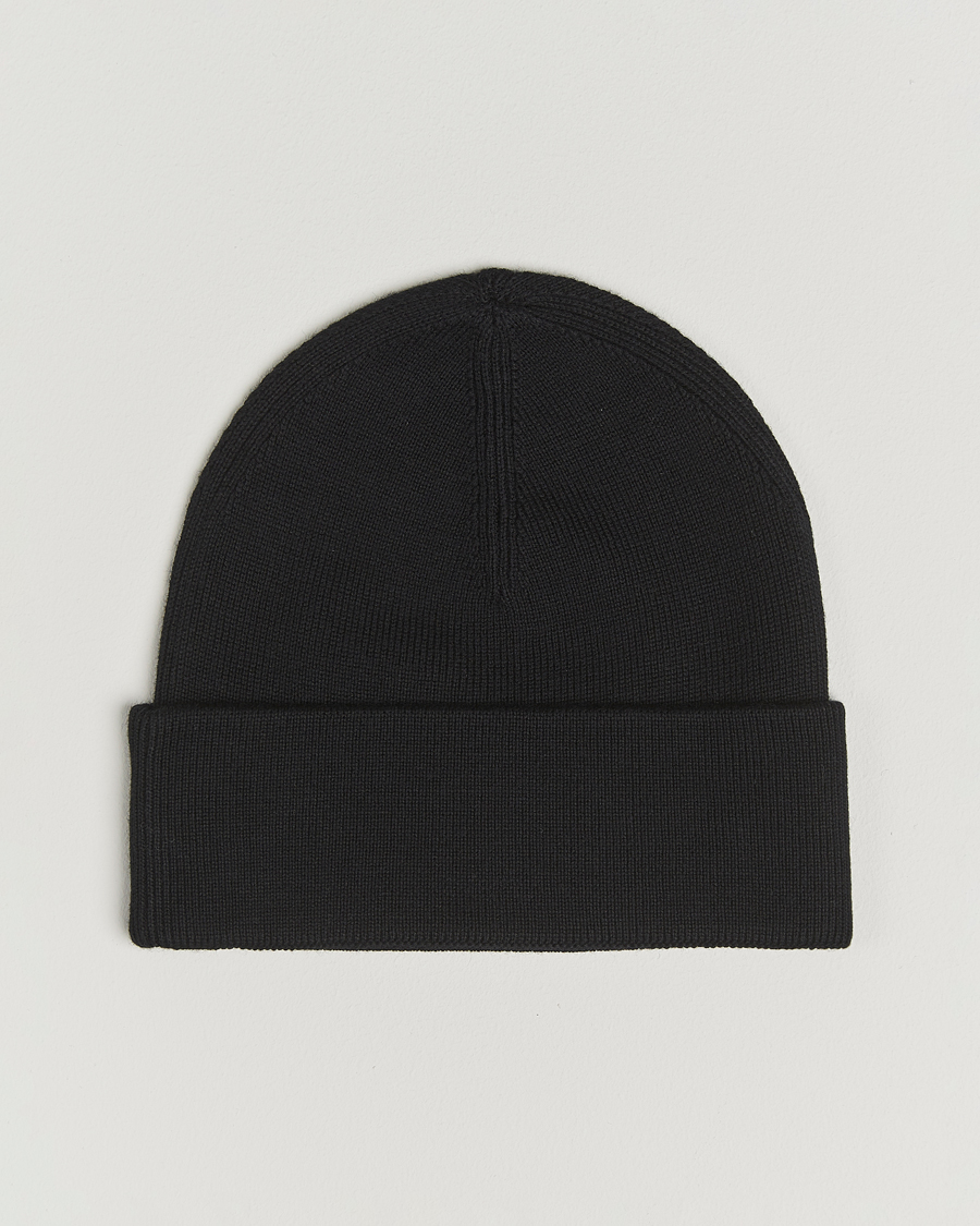 Homme | Fred Perry Merino Wool Beanie Black | Fred Perry | Merino Wool Beanie Black