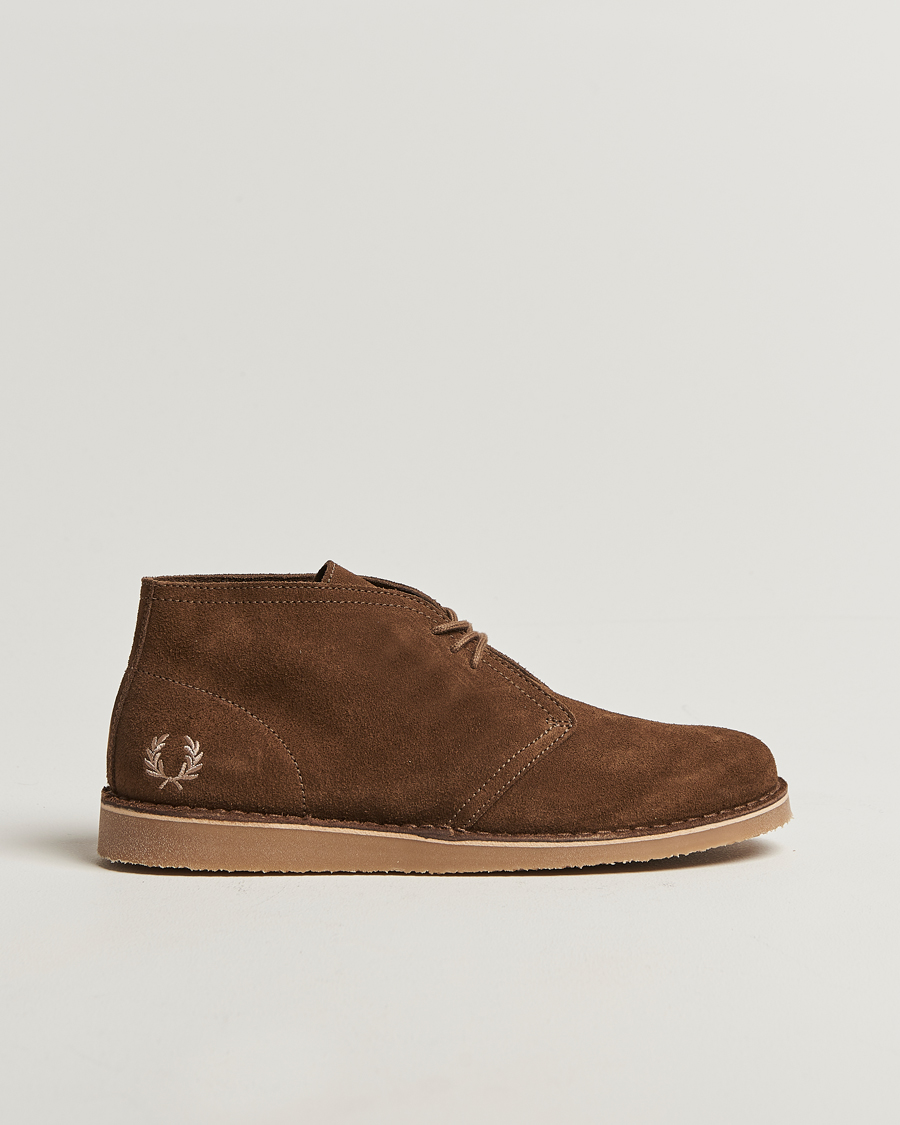 Homme | Bottes | Fred Perry | Hawley Suede Chukka Boot Marsh Brown