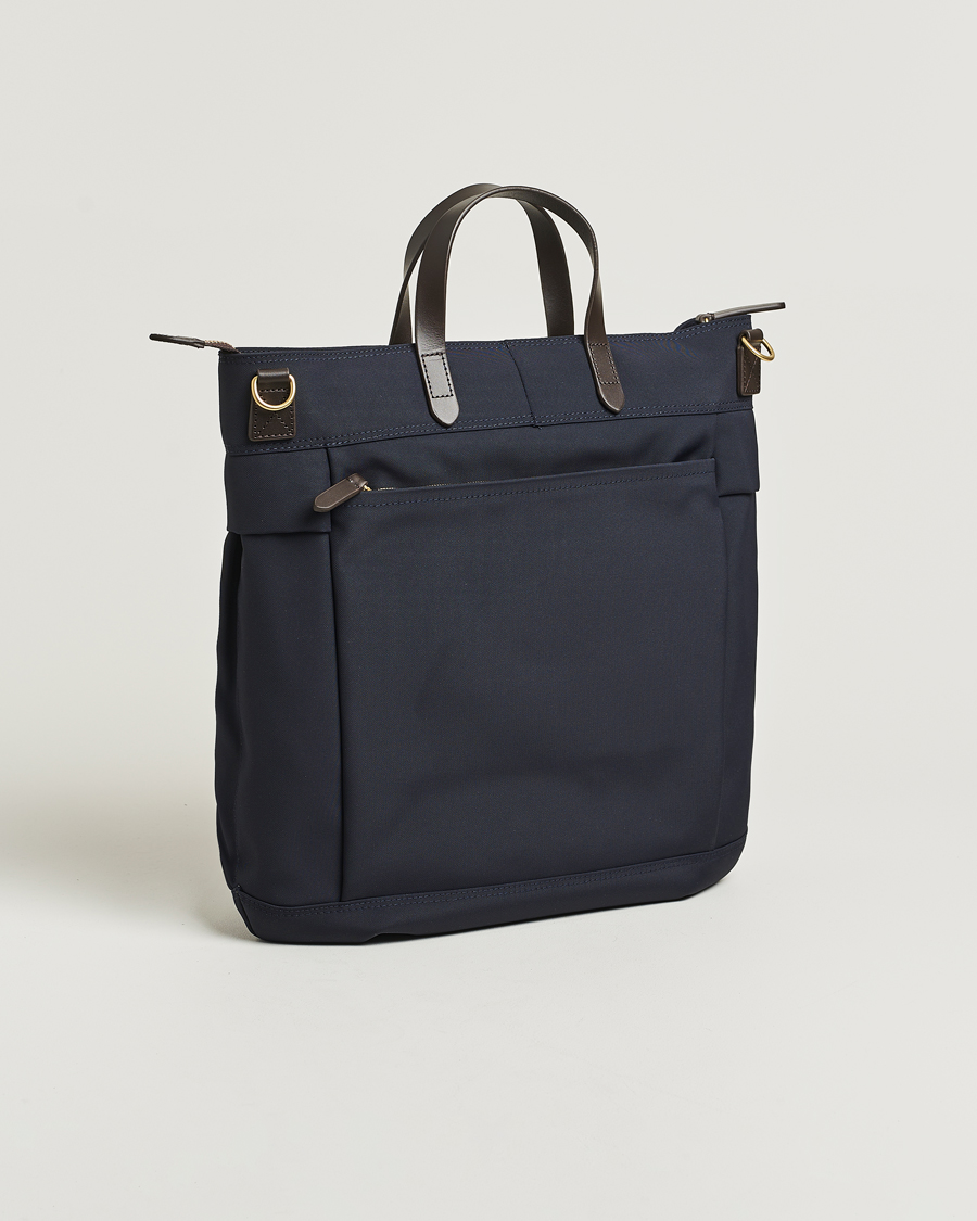 Homme | Sacs | Mismo | M/S Helmet Tote Bag Navy/Dark Brown