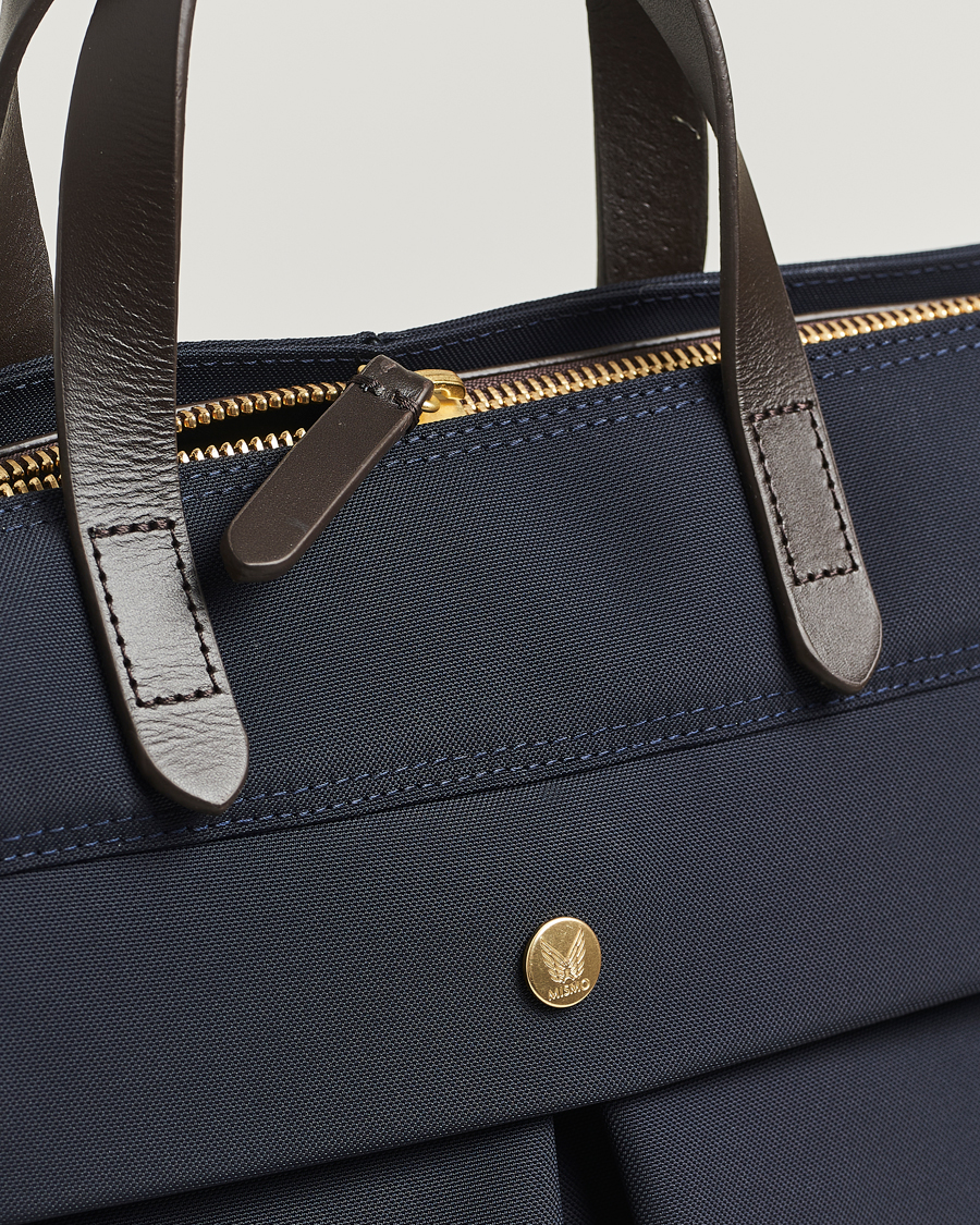 Homme | Sacs | Mismo | M/S Helmet Tote Bag Navy/Dark Brown