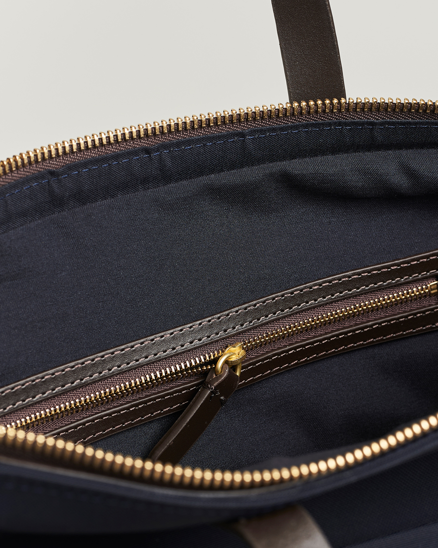 Homme | Sacs | Mismo | M/S Helmet Tote Bag Navy/Dark Brown