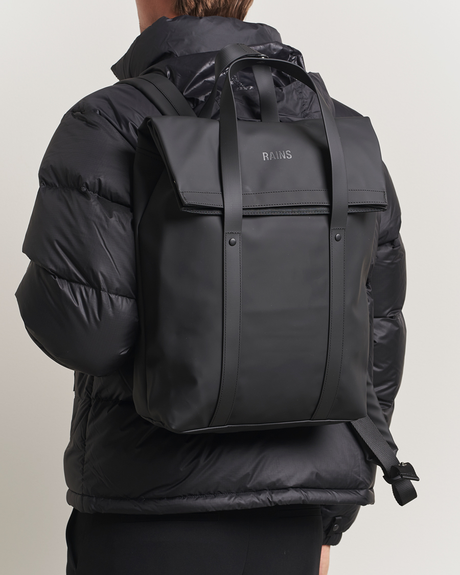 Homme | Sacs | RAINS | 2 Way Tote Backpack Black