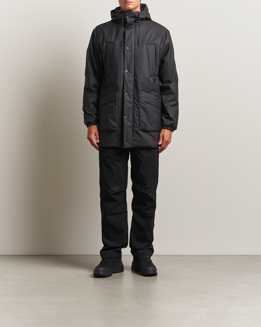 Homme | Manteaux Et Vestes | RAINS | Lohja Insulated Cargo Jacket Black