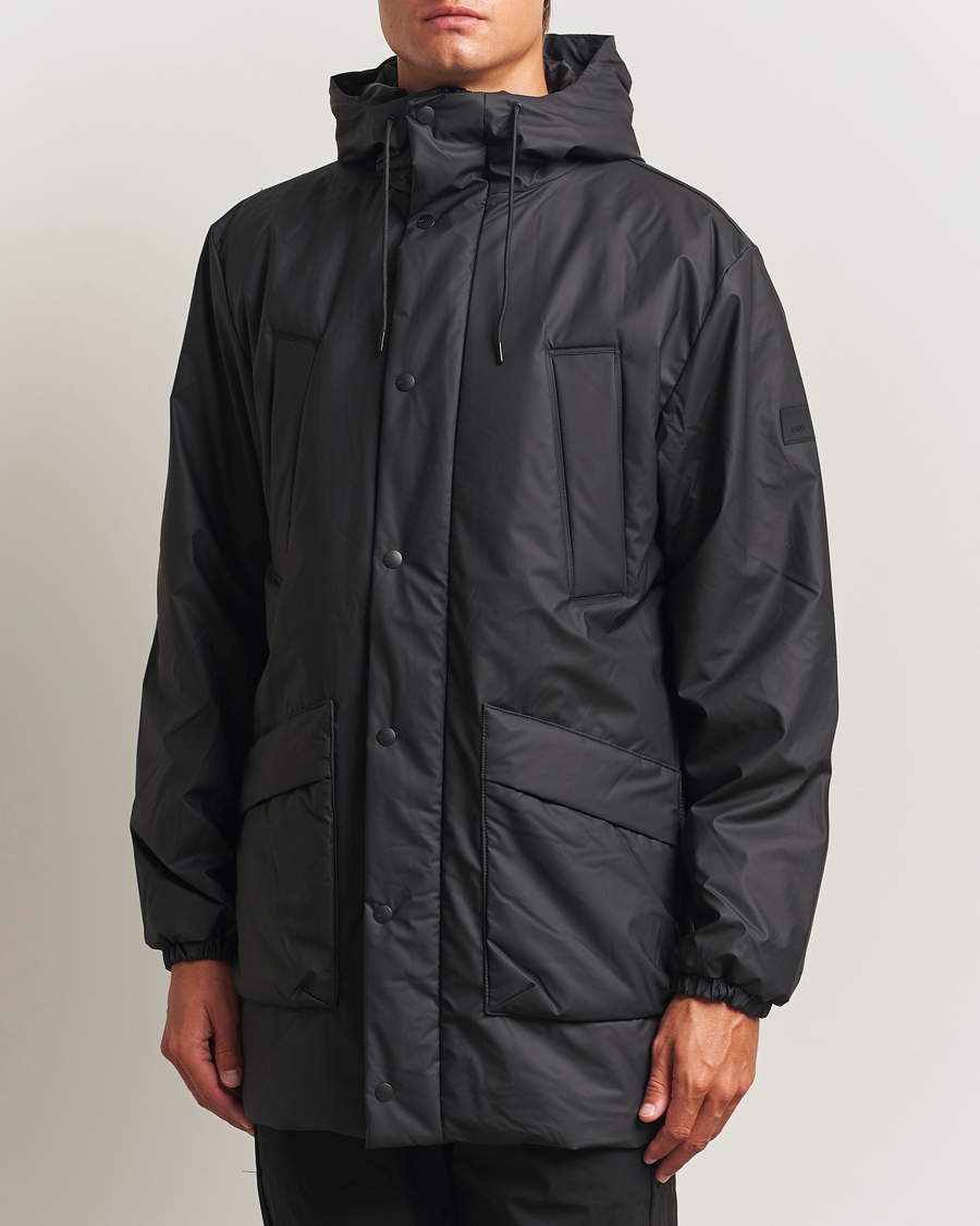 Homme | Manteaux Et Vestes | RAINS | Lohja Insulated Cargo Jacket Black