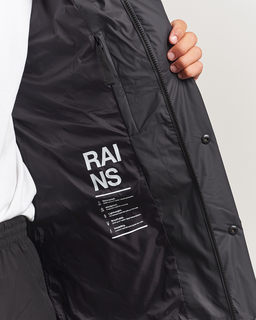 Homme | Manteaux Et Vestes | RAINS | Lohja Insulated Cargo Jacket Black