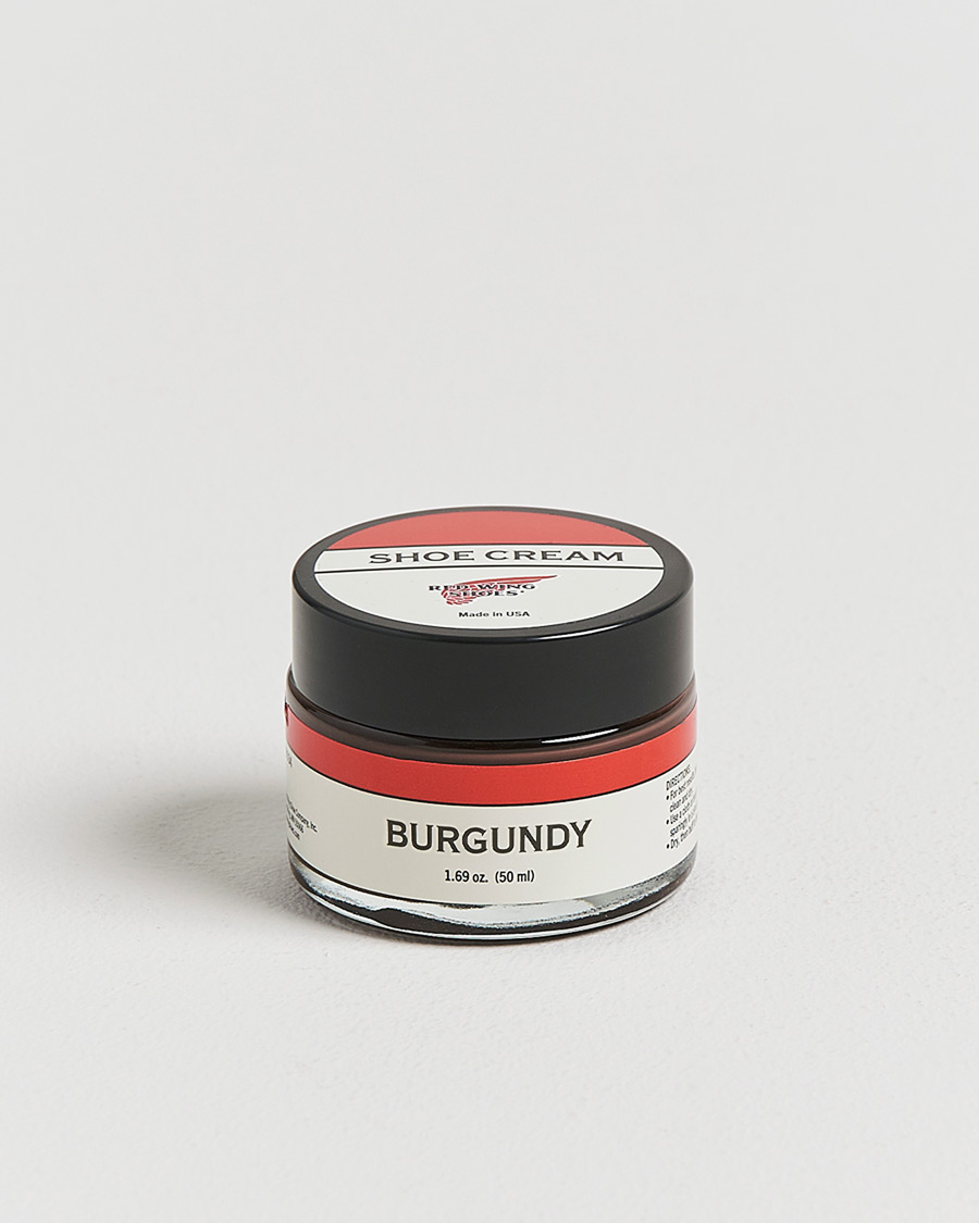 Homme | Entretien Chaussures | Red Wing Shoes | Shoe Cream Burgundy