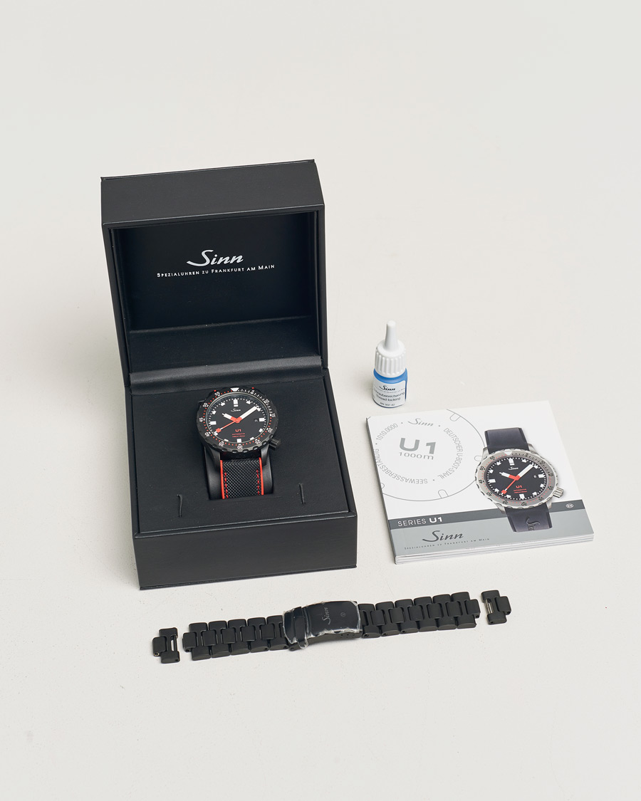 Homme | Sinn Pre-Owned U1 Black Hard Coating | Sinn Pre-Owned | U1 Black Hard Coating