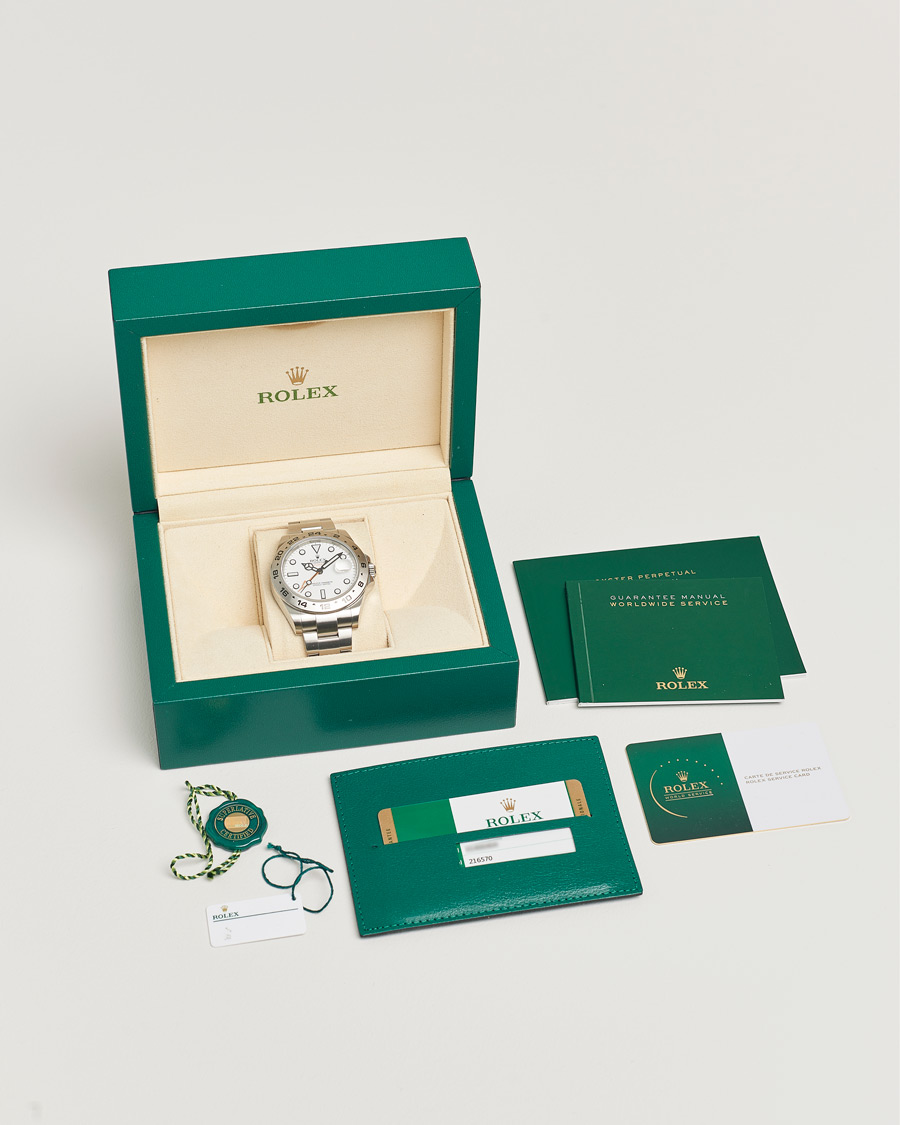 Homme | Rolex Pre-Owned Explorer II Steel White | Rolex Pre-Owned | Explorer II Steel White