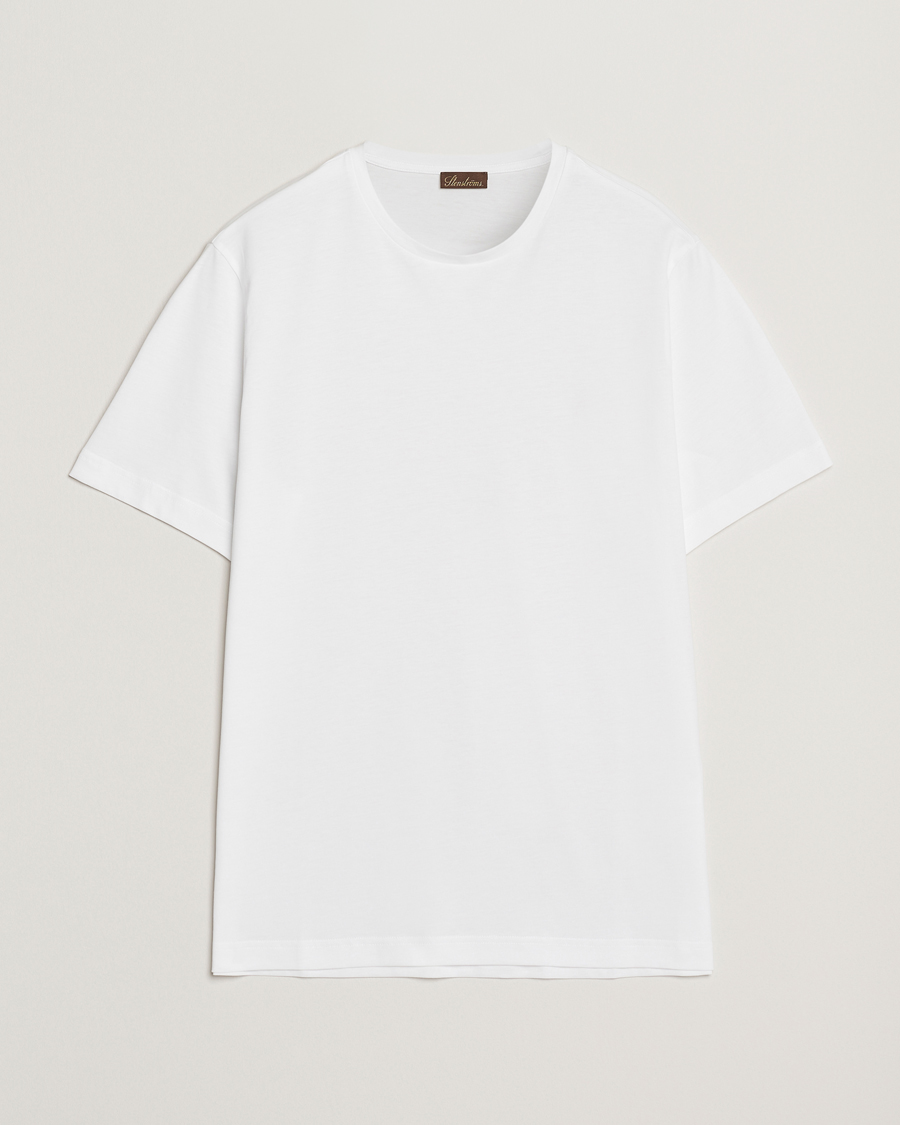Homme | T-shirts | Stenströms | Supima Cotton T-Shirt White
