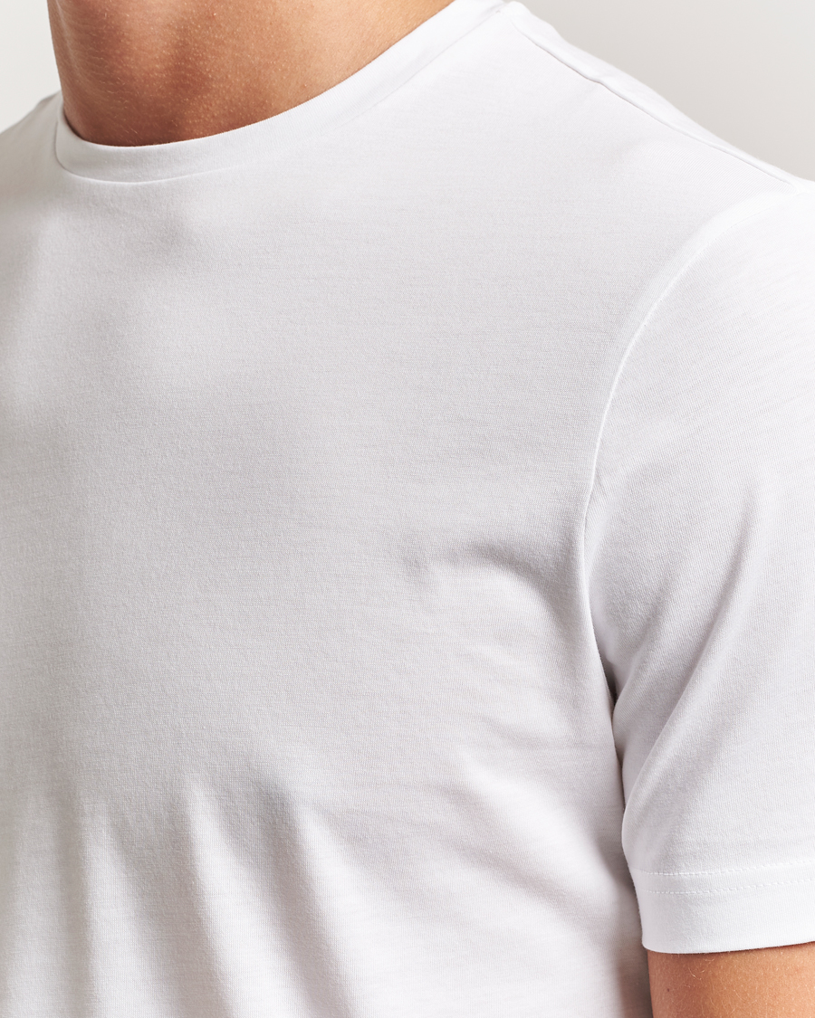 Homme | T-shirts | Stenströms | Supima Cotton T-Shirt White