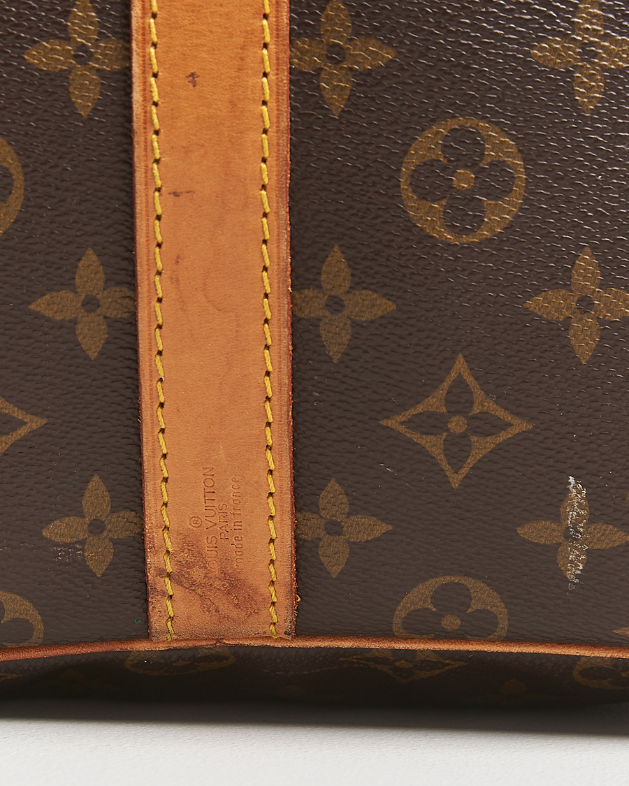 Homme | Louis Vuitton Pre-Owned Keepall Bandoulière 55 Monogram | Louis Vuitton Pre-Owned | Keepall Bandoulière 55 Monogram