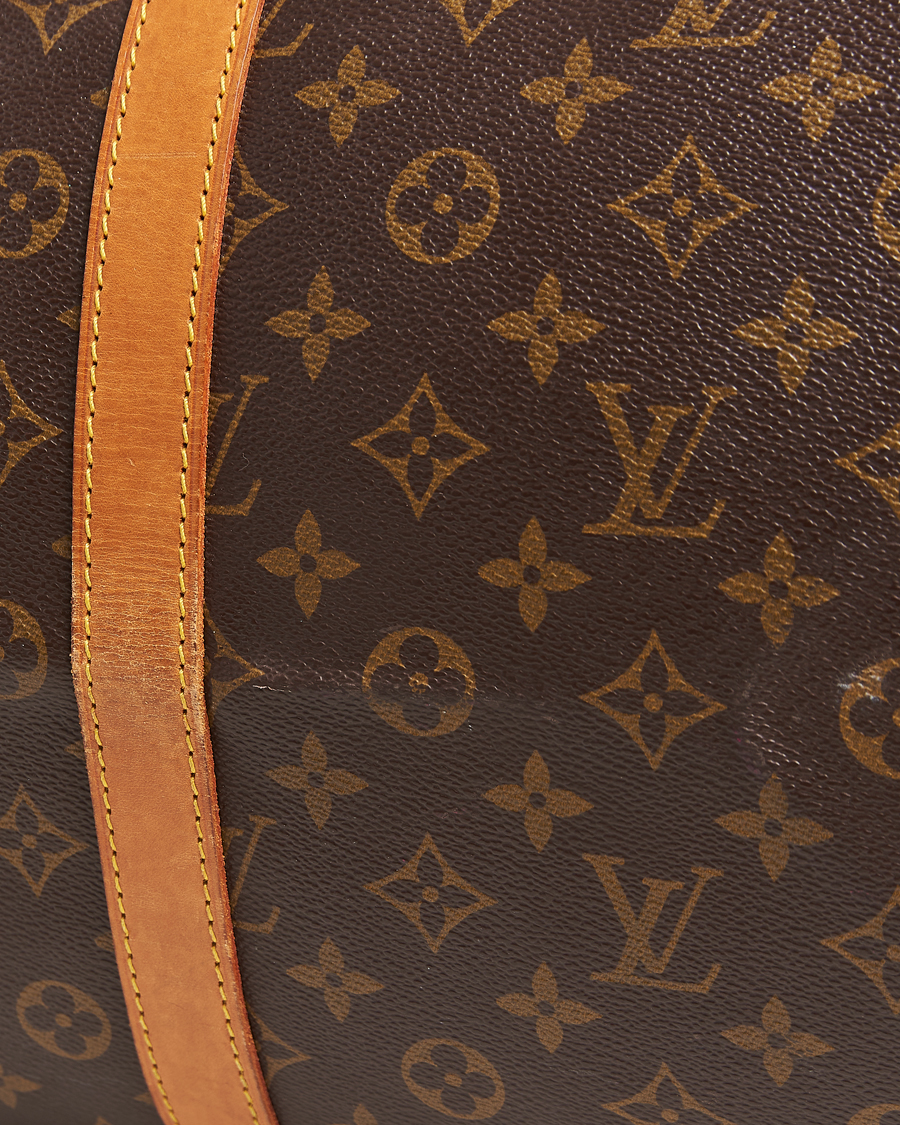 Homme | Louis Vuitton Pre-Owned Keepall Bandoulière 55 Monogram | Louis Vuitton Pre-Owned | Keepall Bandoulière 55 Monogram