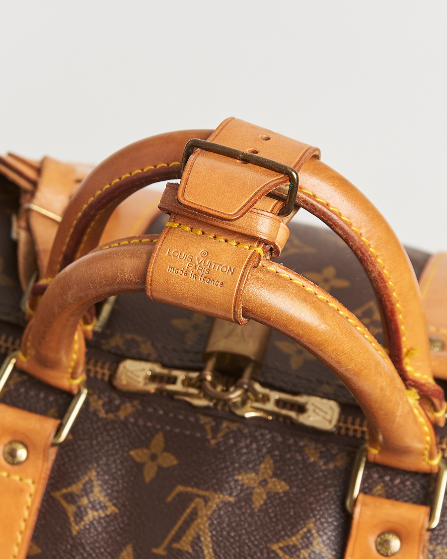 Homme | Louis Vuitton Pre-Owned Keepall Bandoulière 55 Monogram | Louis Vuitton Pre-Owned | Keepall Bandoulière 55 Monogram