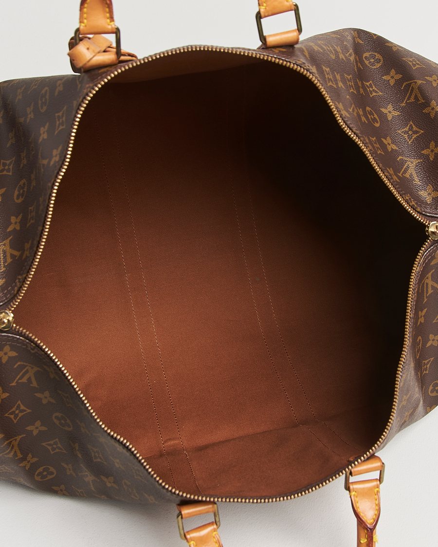 Homme | Louis Vuitton Pre-Owned Keepall Bandoulière 55 Monogram | Louis Vuitton Pre-Owned | Keepall Bandoulière 55 Monogram