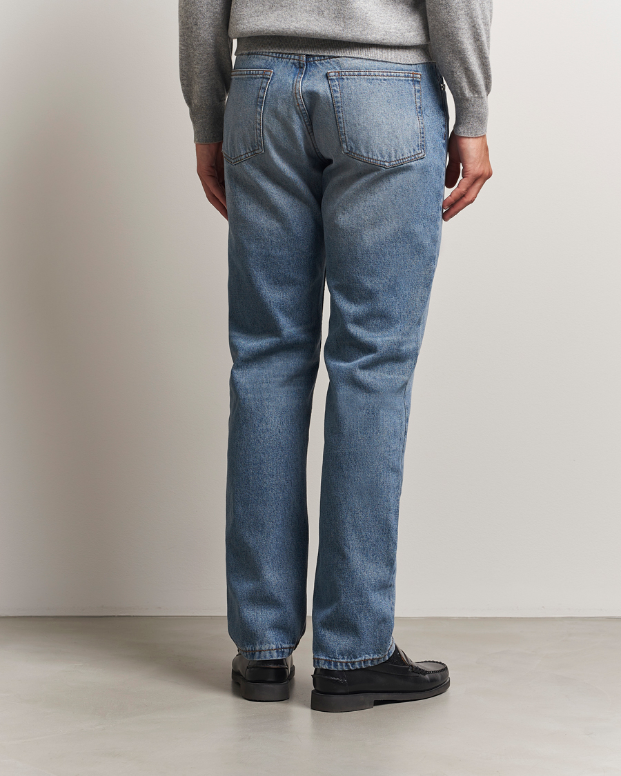 Homme | Pantalons | AMI | Classic Fit Jeans Used Blue