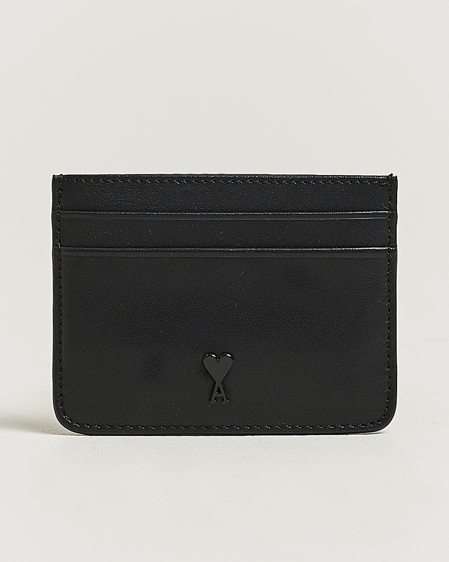 Homme | Portefeuilles | AMI | AMITonal Heart Logo Card HolderBlack