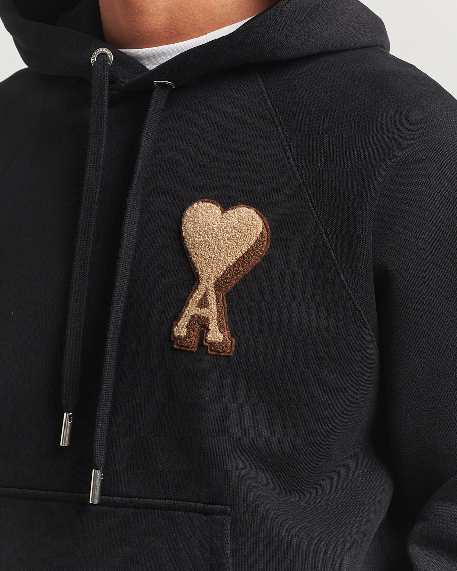 Homme | Pulls Et Tricots | AMI | Patch Heart Hoodie Black