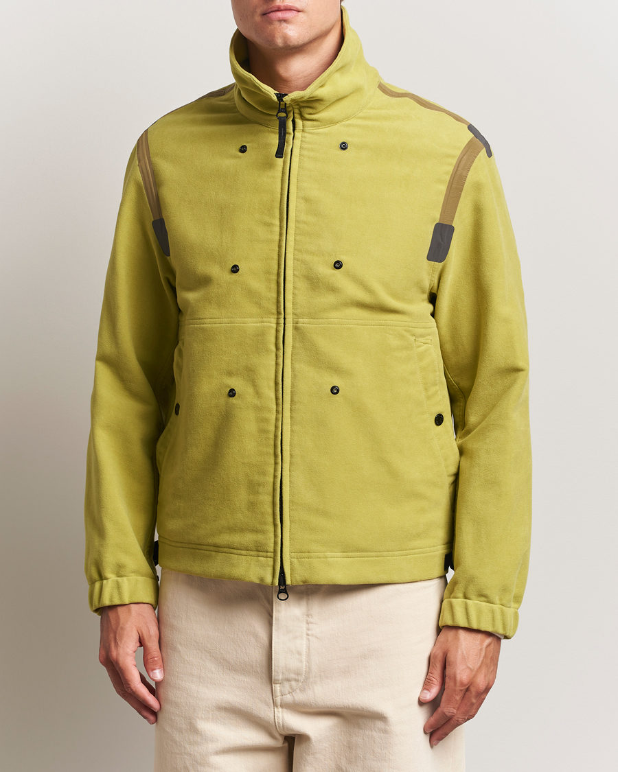 Homme | Manteaux Et Vestes | Stone Island | Translusent Cover Moleskin Short Parka Green