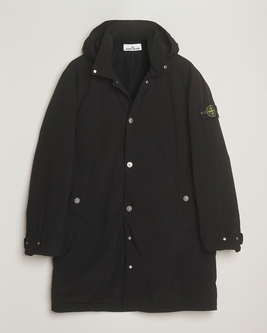 Homme | Manteaux Et Vestes | Stone Island | Light Compact Padded Hood Coat Black