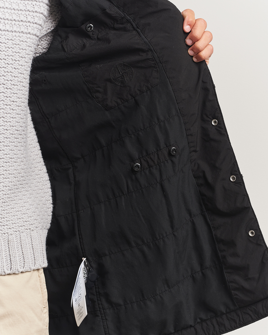 Homme | Manteaux Et Vestes | Stone Island | Light Compact Padded Hood Coat Black