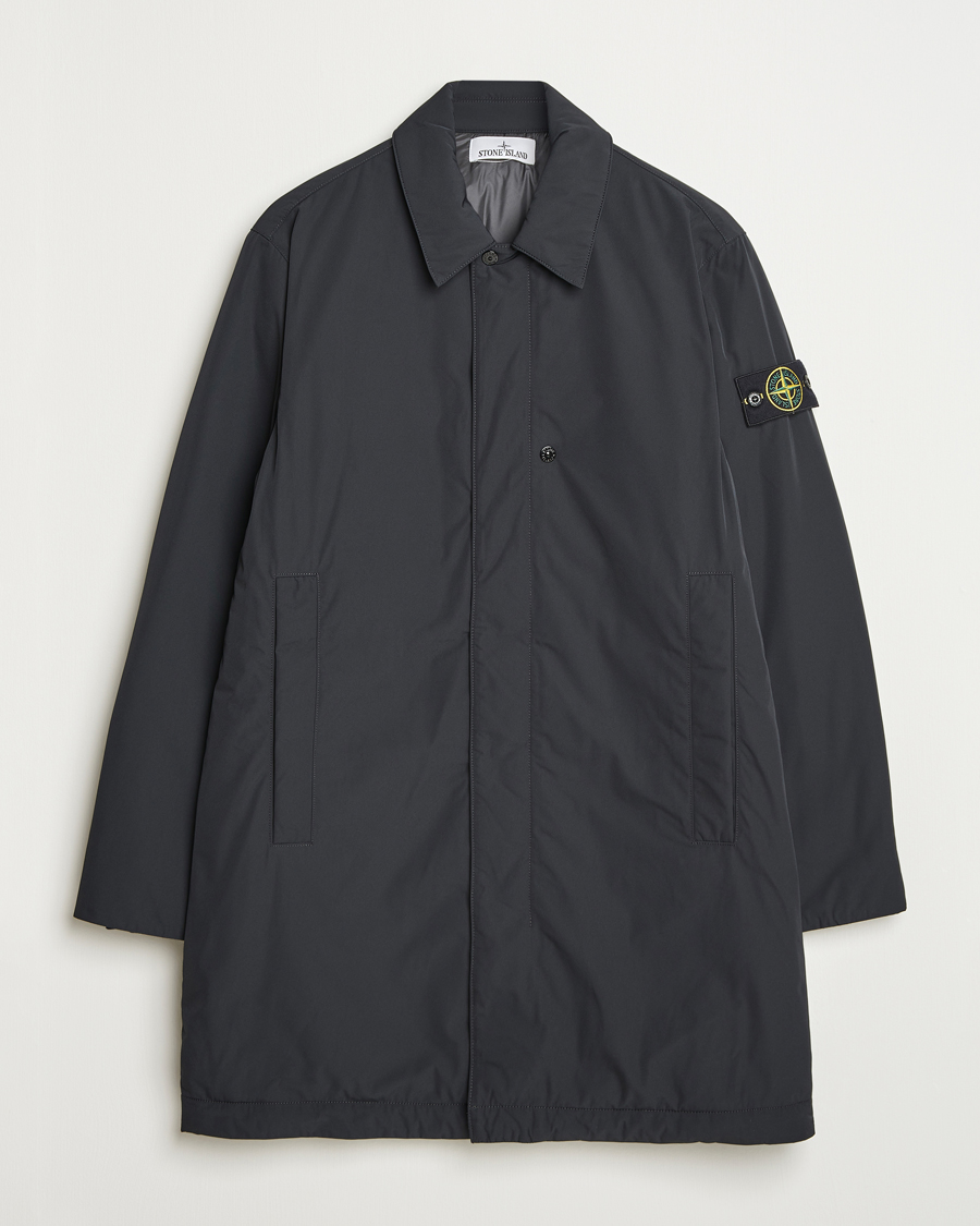 Homme | Manteaux Et Vestes | Stone Island | Micro Twill Primaloft Padded Coat Black